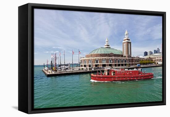 Chicago Skyline from the Water, Illinois, USA-Joe Restuccia III-Framed Premier Image Canvas