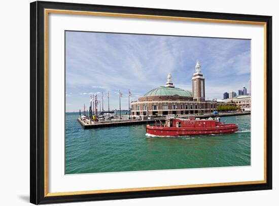 Chicago Skyline from the Water, Illinois, USA-Joe Restuccia III-Framed Photographic Print