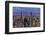 Chicago Skyline Panorama Aerial View with Skyscrapers with Cloudy  Sky at Dusk.-Songquan Deng-Framed Photographic Print