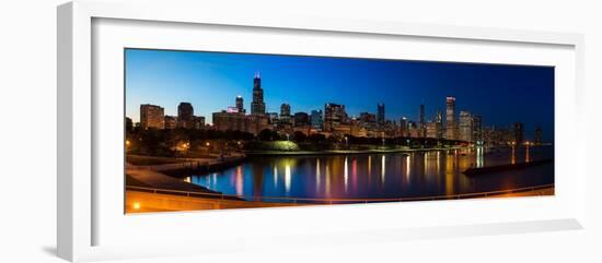 Chicago Skyline Panorama-Steve Gadomski-Framed Photographic Print