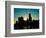 Chicago Skyline Silhouette From Navy Pier-Patrick Warneka-Framed Photographic Print