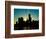 Chicago Skyline Silhouette From Navy Pier-Patrick Warneka-Framed Photographic Print