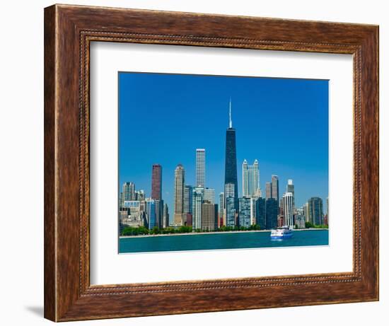 Chicago skyline-Bob Krist-Framed Photographic Print