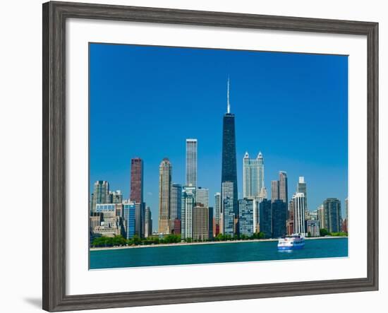 Chicago skyline-Bob Krist-Framed Photographic Print