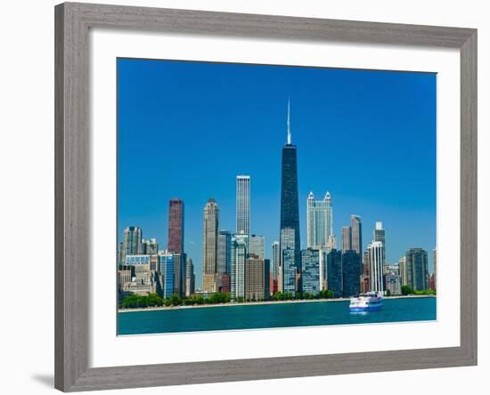 Chicago skyline-Bob Krist-Framed Photographic Print