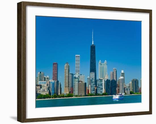 Chicago skyline-Bob Krist-Framed Photographic Print