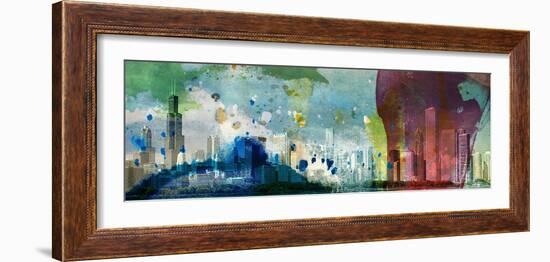 Chicago Skyline-Sisa Jasper-Framed Photographic Print