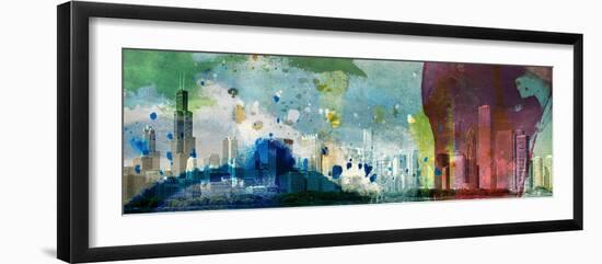 Chicago Skyline-Sisa Jasper-Framed Photographic Print