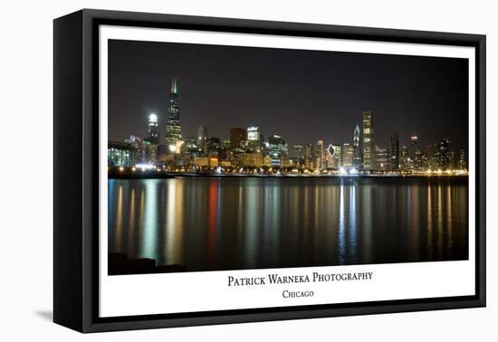 Chicago skyline-Patrick  J. Warneka-Framed Premier Image Canvas