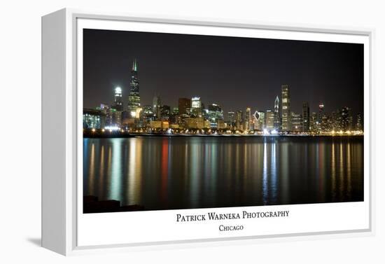 Chicago skyline-Patrick  J. Warneka-Framed Premier Image Canvas