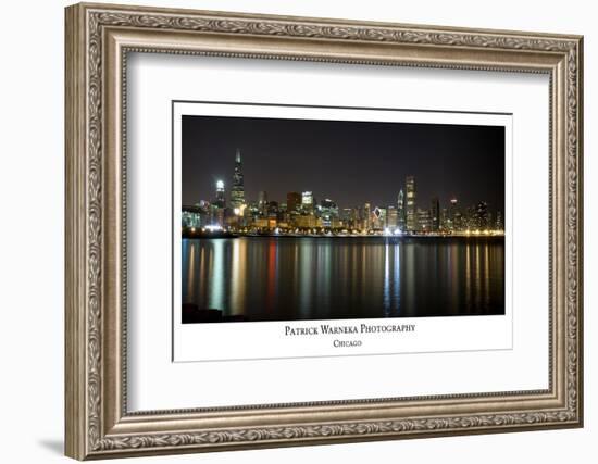 Chicago skyline-Patrick  J. Warneka-Framed Photographic Print