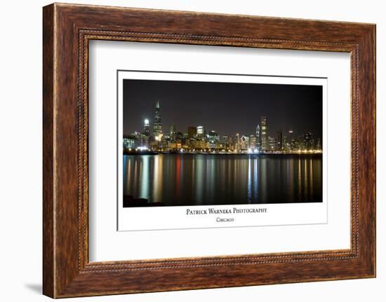 Chicago skyline-Patrick  J. Warneka-Framed Photographic Print