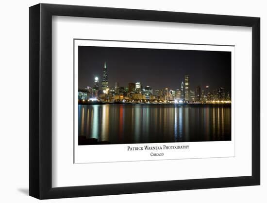 Chicago skyline-Patrick  J. Warneka-Framed Photographic Print