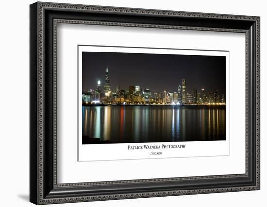 Chicago skyline-Patrick  J. Warneka-Framed Photographic Print