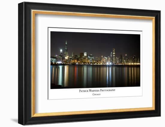 Chicago skyline-Patrick  J. Warneka-Framed Photographic Print