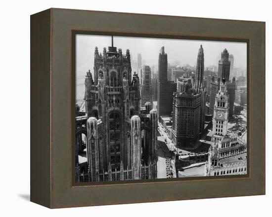 Chicago Skyscrapers in the Early 20th Century-Bettmann-Framed Premier Image Canvas