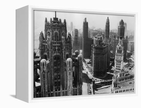 Chicago Skyscrapers in the Early 20th Century-Bettmann-Framed Premier Image Canvas