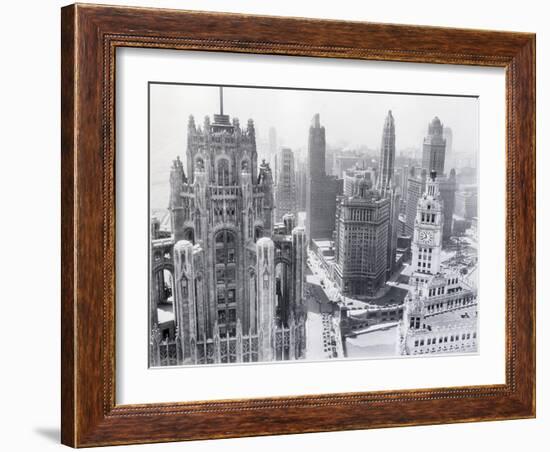 Chicago Skyscrapers in the Early 20Th Century-Bettmann-Framed Photographic Print