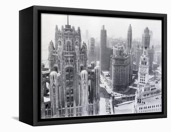 Chicago Skyscrapers in the Early 20Th Century-Bettmann-Framed Premier Image Canvas