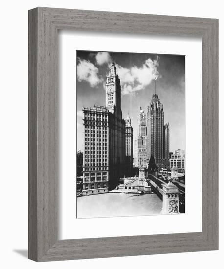 Chicago Skyscrapers-null-Framed Photographic Print