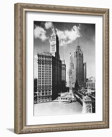 Chicago Skyscrapers-null-Framed Photographic Print