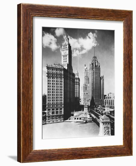 Chicago Skyscrapers-null-Framed Photographic Print