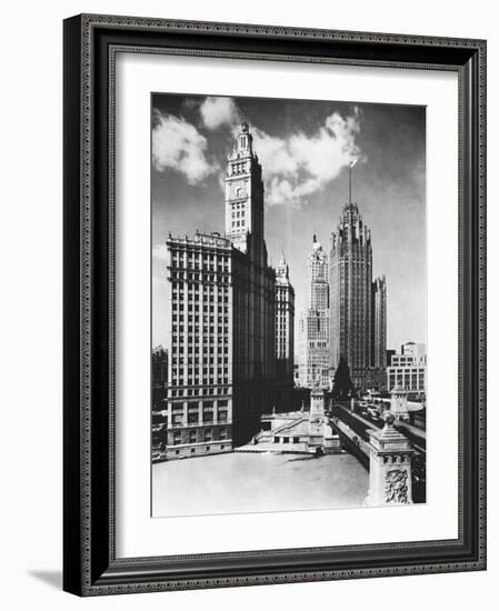 Chicago Skyscrapers-null-Framed Photographic Print