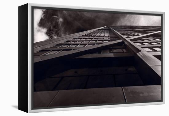 Chicago Structure BW-Steve Gadomski-Framed Premier Image Canvas