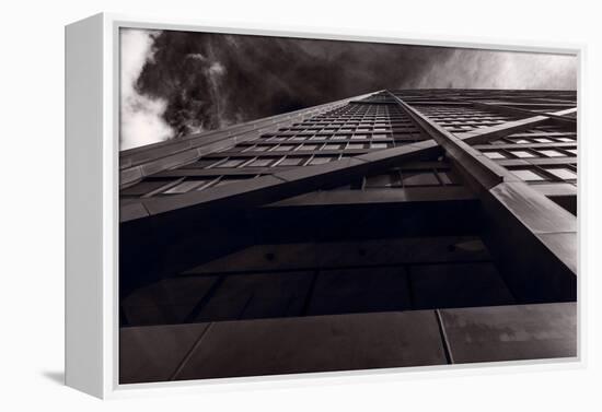 Chicago Structure BW-Steve Gadomski-Framed Premier Image Canvas