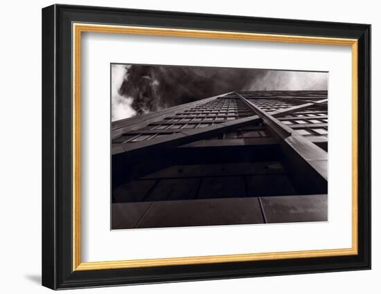 Chicago Structure BW-Steve Gadomski-Framed Photographic Print