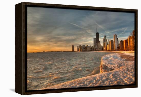 Chicago Sunrise-Steve Gadomski-Framed Premier Image Canvas