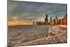 Chicago Sunrise-Steve Gadomski-Mounted Photographic Print