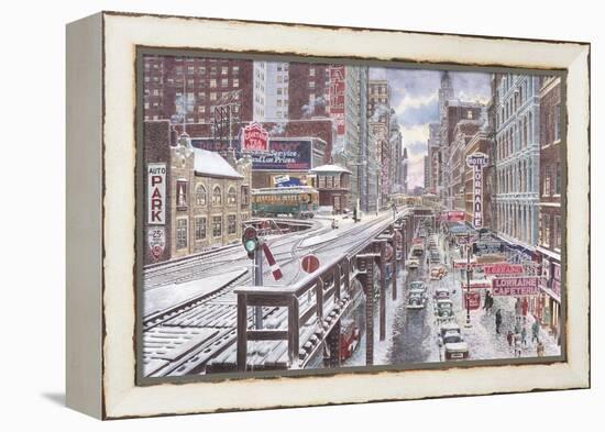 Chicago, The Loop-Stanton Manolakas-Framed Premier Image Canvas