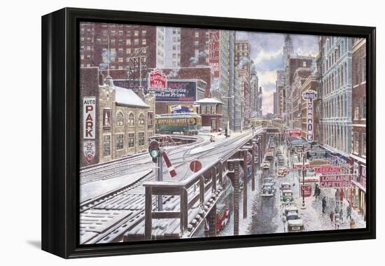 Chicago, The Loop-Stanton Manolakas-Framed Premier Image Canvas