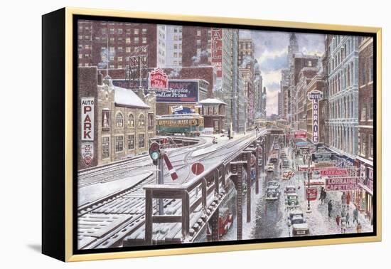 Chicago, The Loop-Stanton Manolakas-Framed Premier Image Canvas