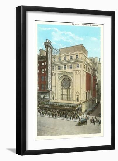 Chicago Theatre, Chicago, Illinois-null-Framed Art Print