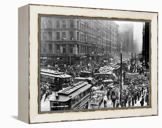 Chicago: Traffic, 1909-Frank M. Hallenbeck-Framed Premier Image Canvas