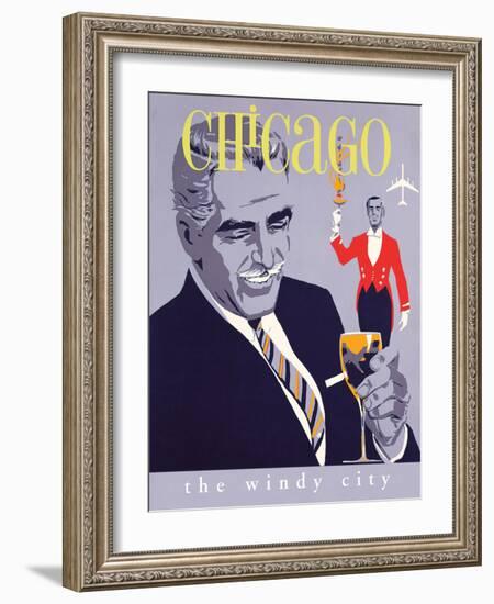 Chicago Travel-unknown unknown-Framed Art Print