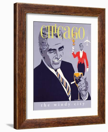 Chicago Travel-unknown unknown-Framed Art Print