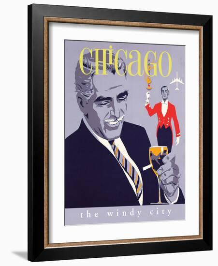 Chicago Travel-unknown unknown-Framed Art Print