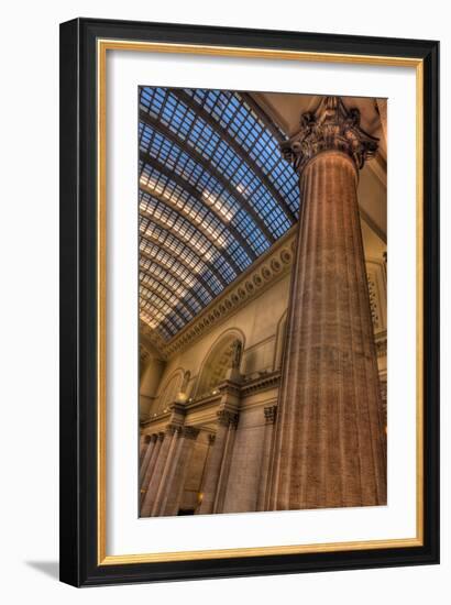 Chicago Union Station Column-Steve Gadomski-Framed Photographic Print