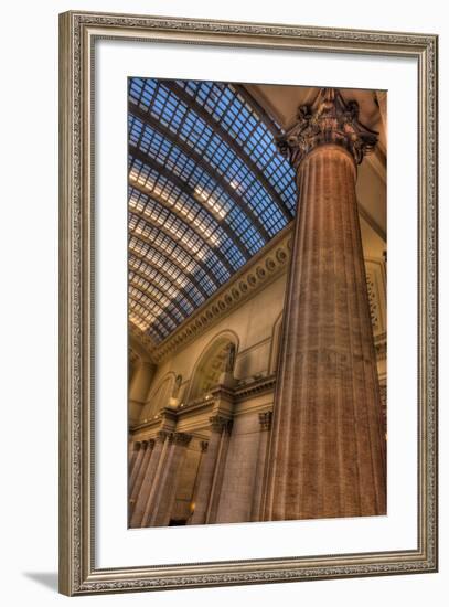 Chicago Union Station Column-Steve Gadomski-Framed Photographic Print