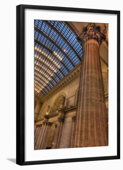 Chicago Union Station Column-Steve Gadomski-Framed Photographic Print