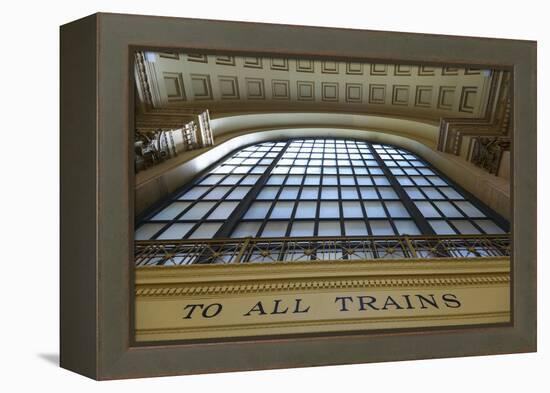 Chicago Union Station.-Jon Hicks-Framed Premier Image Canvas