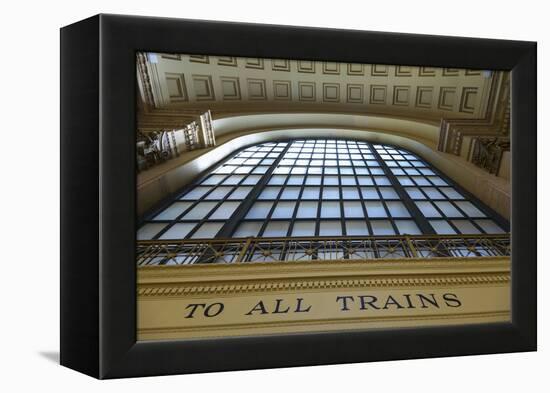 Chicago Union Station.-Jon Hicks-Framed Premier Image Canvas