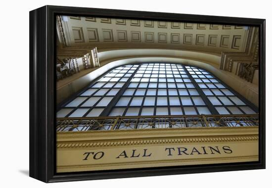 Chicago Union Station.-Jon Hicks-Framed Premier Image Canvas