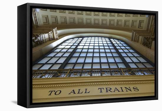 Chicago Union Station.-Jon Hicks-Framed Premier Image Canvas