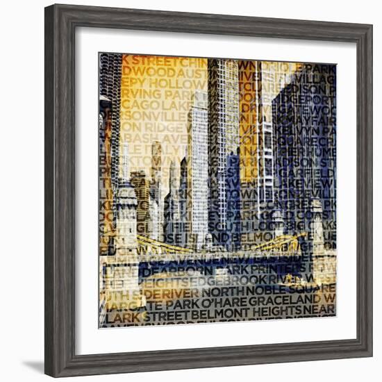 Chicago Vibe-GI ArtLab-Framed Giclee Print