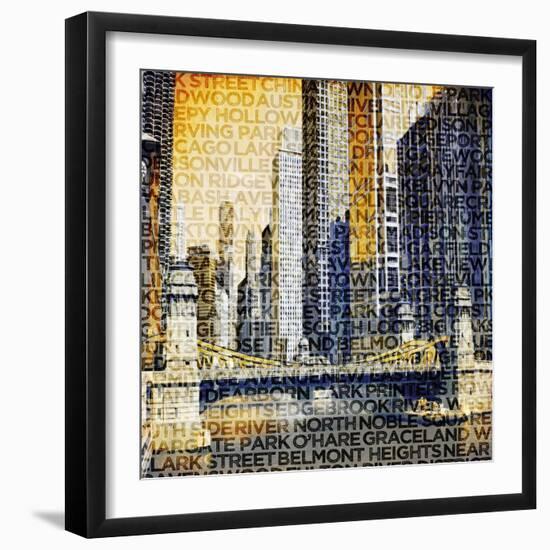 Chicago Vibe-GI ArtLab-Framed Giclee Print