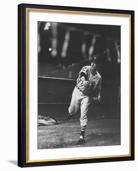 Chicago White Sox Player, Gerry Staley in Action-Francis Miller-Framed Premium Photographic Print
